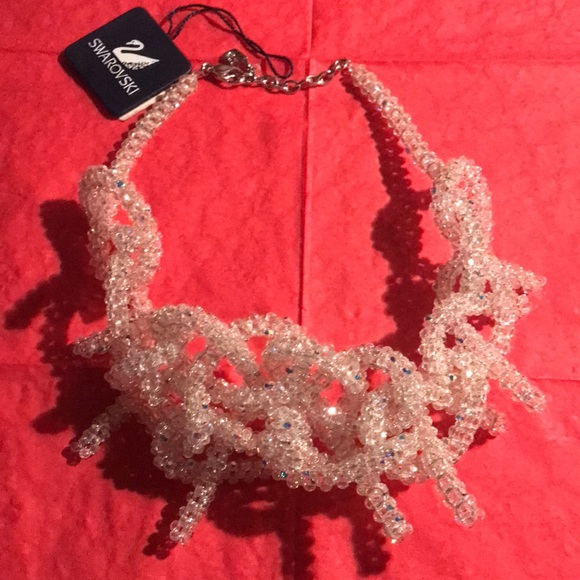 Rare Authentic Swarovski Aurora Champagne Collar Large. - Picture 5 of 15